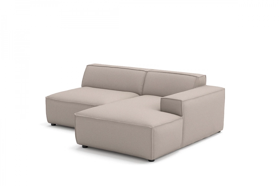 Model MODULARIS NB (niski bok) - Modularis NB sofa 1,5 osobowa + longchair prawy